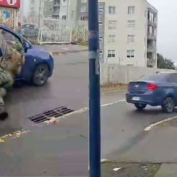 Carabinero arrastrado en Chiguayante por vehículo durante persecución policial