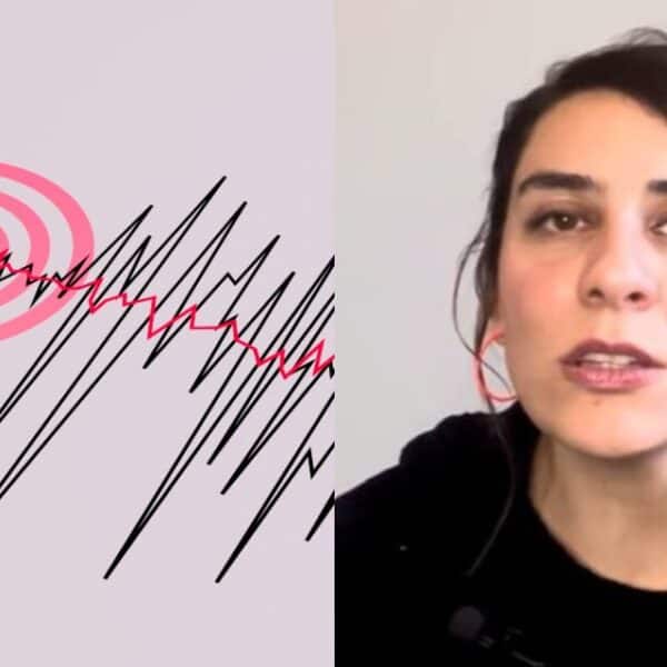 Consuelo Ulloa reaccionando al sismo registrado en el norte de Chile