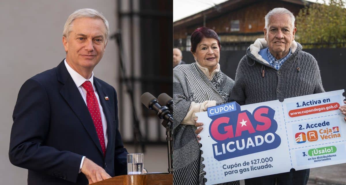 Cristina Espinoza cuestionando aporte estatal para compra de gas