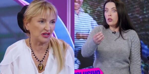 Daniela Aránguiz durante discusión en programa de televisión