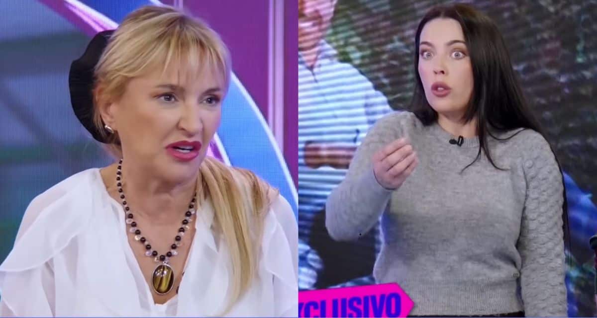 Daniela Aránguiz durante discusión en programa de televisión