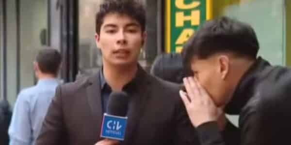 Transeúnte interrumpe despacho en vivo con insulto contra José Antonio Kast