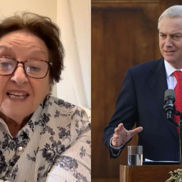 Doctora Cordero enviando polémico mensaje político en redes