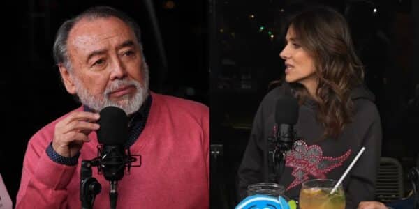 Don Carter emocionado durante entrevista en TVN