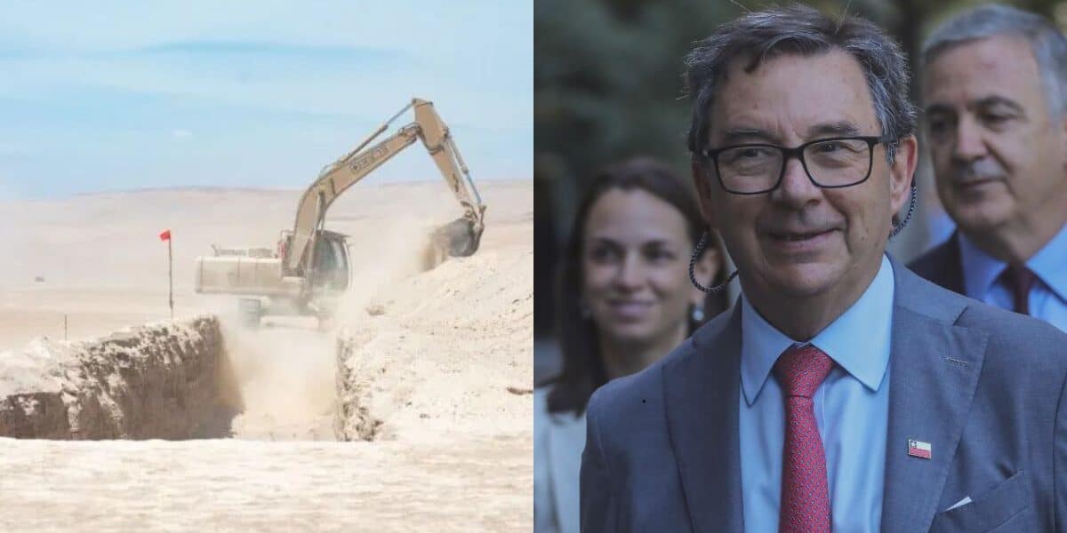 Ministro Fernando Barros se refiere a avance de zanja fronteriza en el norte de Chile