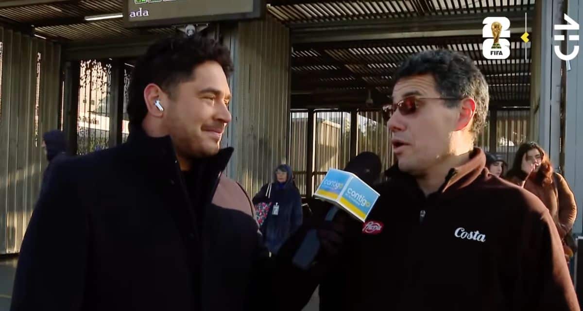 Gino Costa reaccionando a polémico comentario durante despacho en Maipú