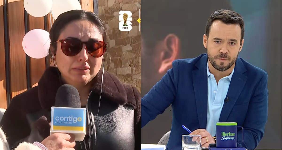 Gloria quebrándose en entrevista tras muerte de su hija Isidora