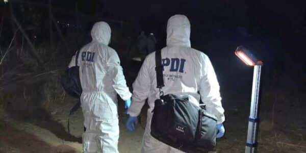 Procedimiento policial tras femicidio ocurrido en Limache