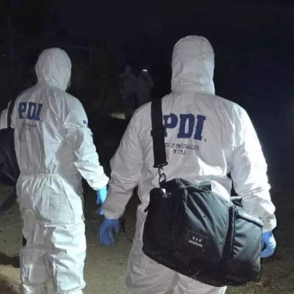 Procedimiento policial tras femicidio ocurrido en Limache