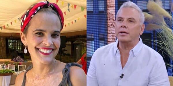 Javiera Suárez junto a Cristián Arriagada antes de su fallecimiento