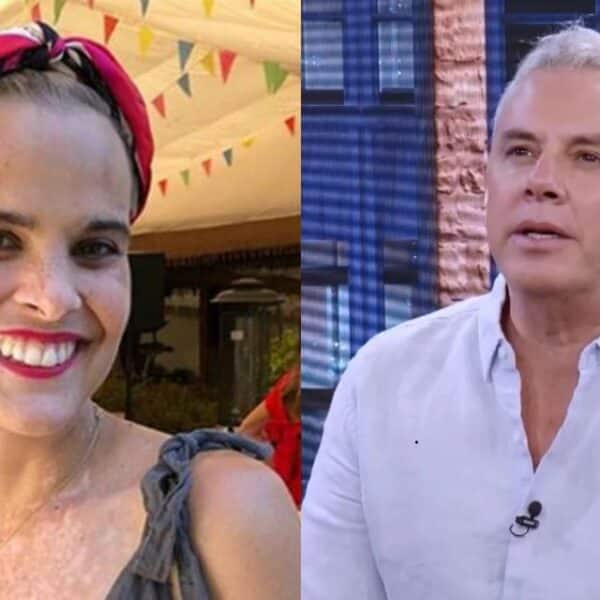 Javiera Suárez junto a Cristián Arriagada antes de su fallecimiento