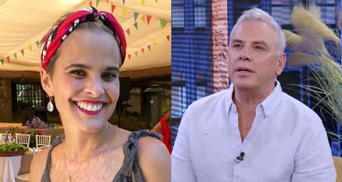 Javiera Suárez junto a Cristián Arriagada antes de su fallecimiento