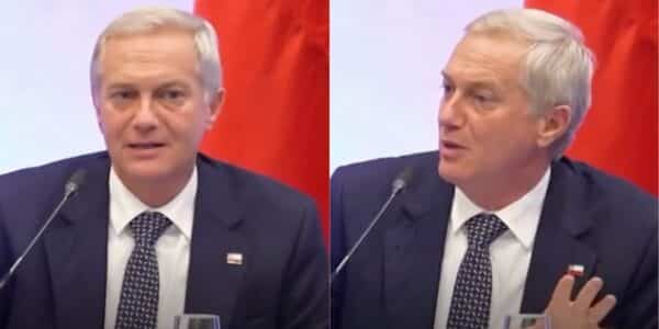 José Antonio Kast durante una actividad pública donde confundió una frase histórica del fútbol chileno