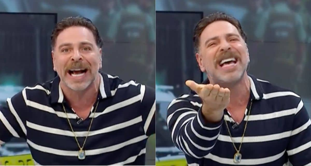José Antonio Neme reaccionando en vivo a críticas por comentarios sobre Gabriel Boric y José Antonio Kast