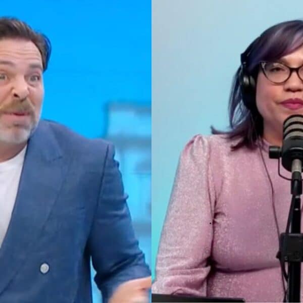 José Antonio Neme reaccionando a críticas de Alejandra Valle en Mucho Gusto