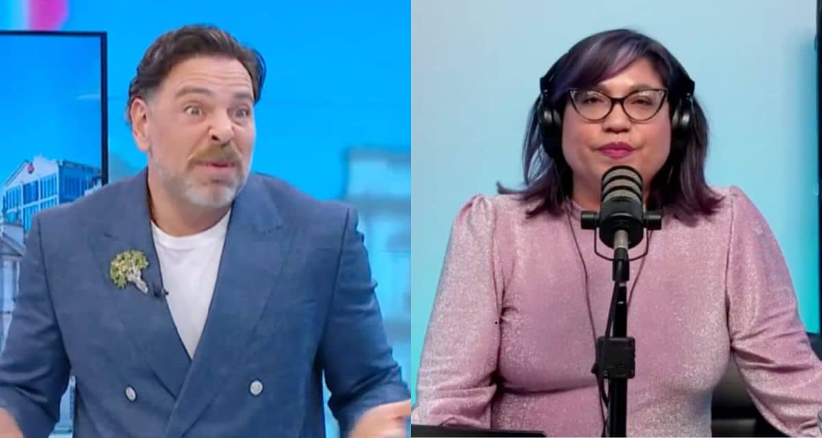 José Antonio Neme reaccionando a críticas de Alejandra Valle en Mucho Gusto