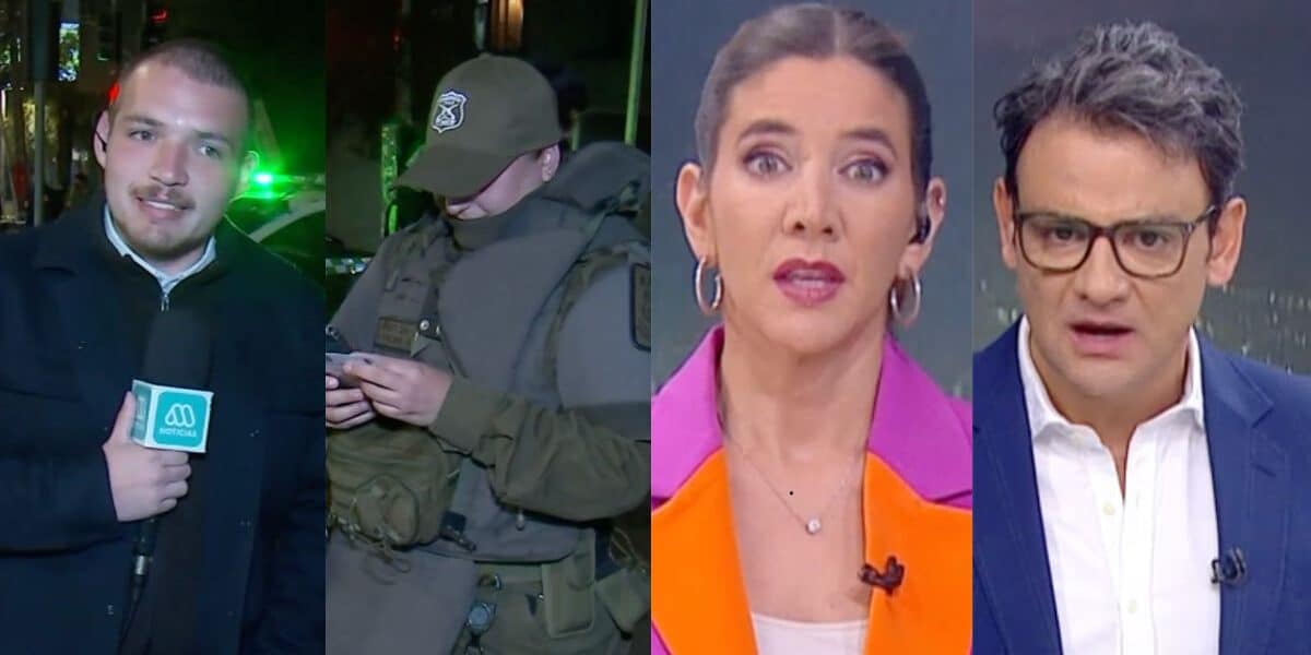 Julio Ahumada durante fiscalización en vivo en Meganoticias