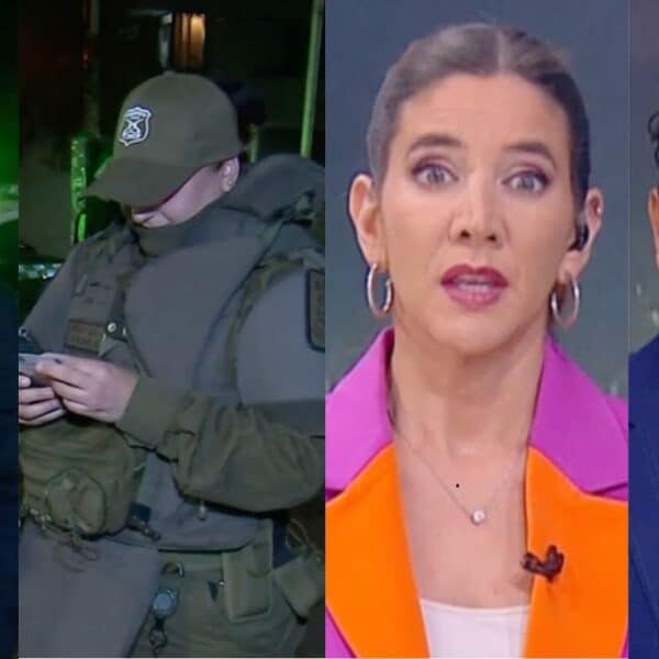 Julio Ahumada durante fiscalización en vivo en Meganoticias
