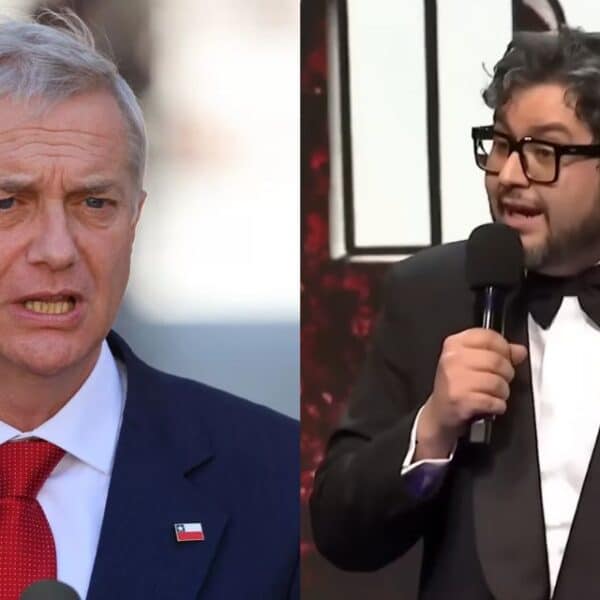Luis Slimming realizando rutina con burlas a José Antonio Kast en Canal 13