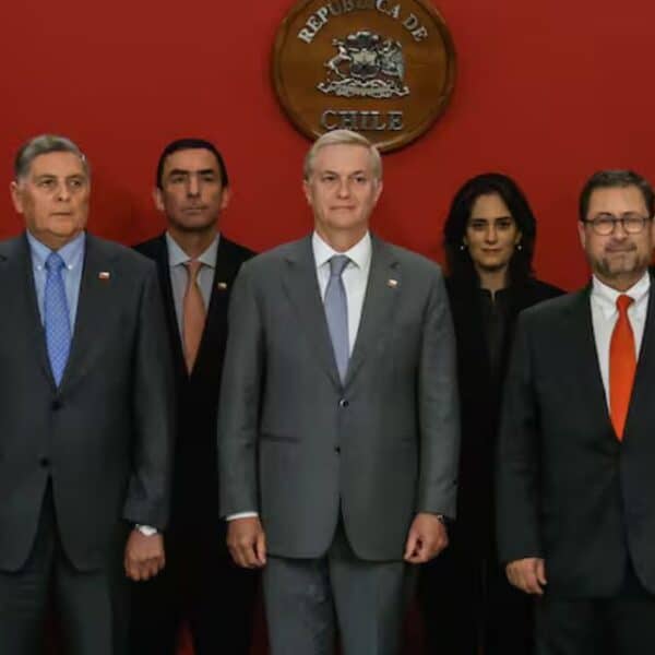 María Pía Adriasola durante el cambio de gabinete encabezado por José Antonio Kast
