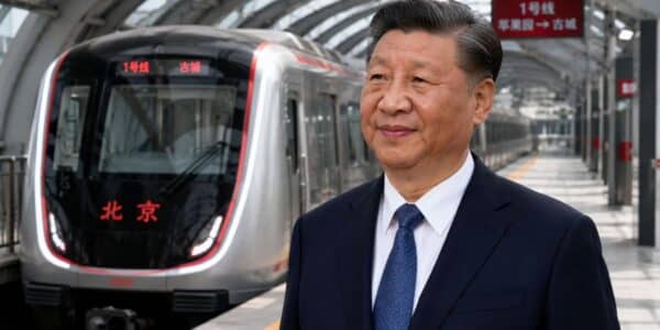Nuevos trenes del Metro de Bogotá construidos en China para la futura línea elevada