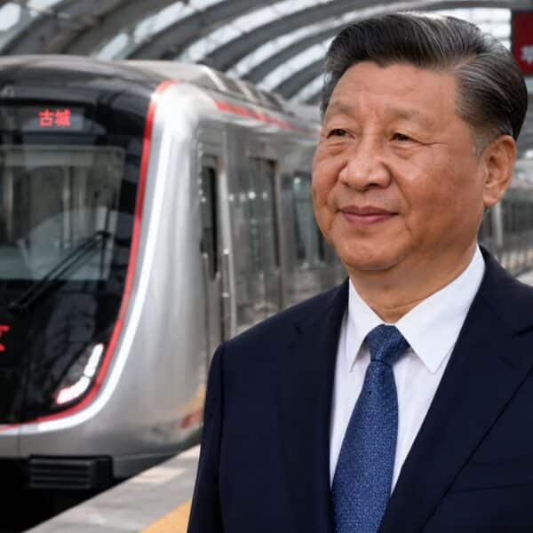 Nuevos trenes del Metro de Bogotá construidos en China para la futura línea elevada