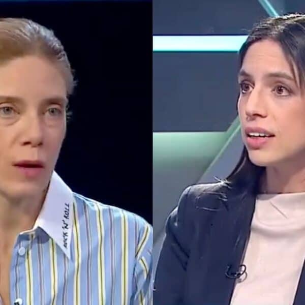 Mónica Rincón conversando con la ministra de Medio Ambiente sobre cambio climático