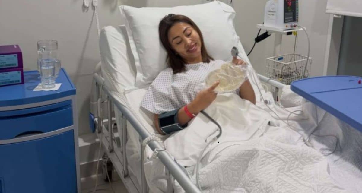 Naya Fácil habla sobre la reducción de sus implantes mamarios