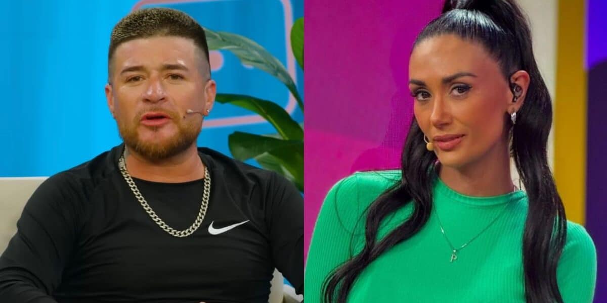 Pamela Díaz reaccionando a las acusaciones de Junior Playboy
