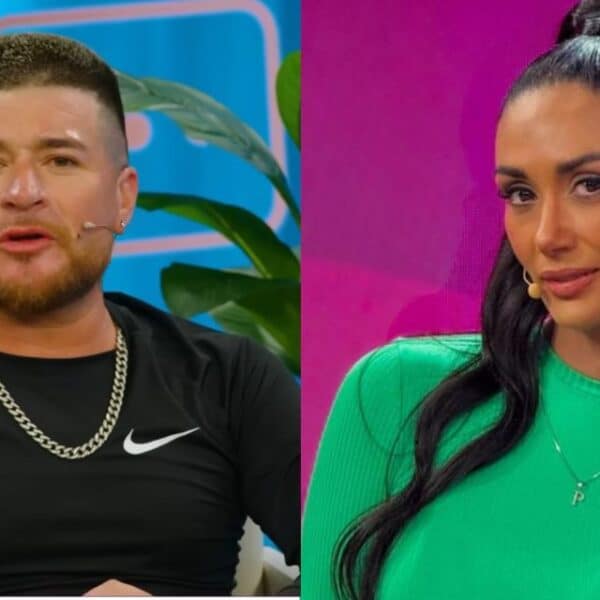 Pamela Díaz reaccionando a las acusaciones de Junior Playboy