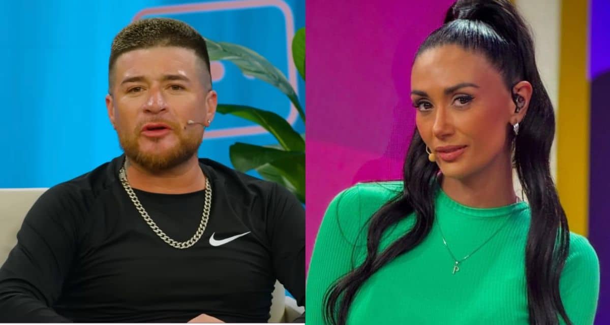 Pamela Díaz reaccionando a las acusaciones de Junior Playboy