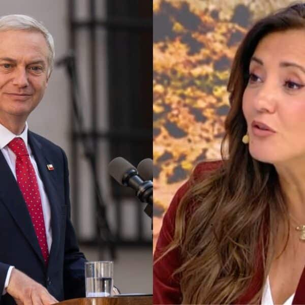 Priscilla Vargas reaccionando en vivo a debate sobre José Antonio Kast