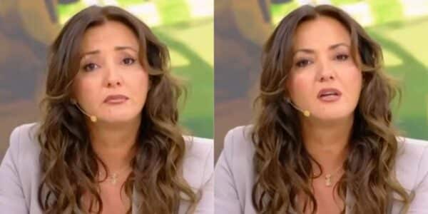Priscilla Vargas emocionada durante matinal de Canal 13