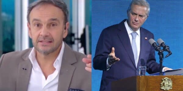 Rodrigo Sepúlveda reaccionando en vivo a medidas del Gobierno Kast