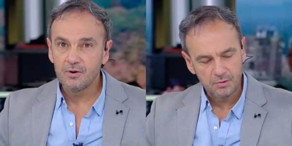 Rodrigo Sepúlveda despidiendo en vivo a Diego Muñoz en Meganoticias Alerta