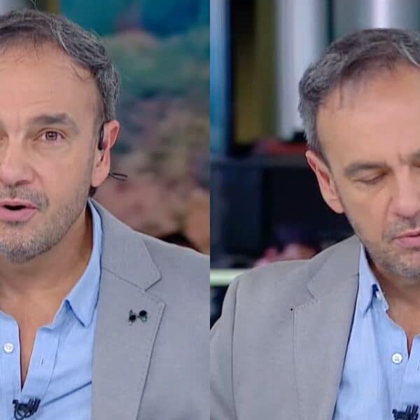 Rodrigo Sepúlveda despidiendo en vivo a Diego Muñoz en Meganoticias Alerta