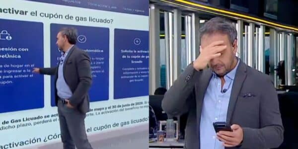 Rodrigo Sepúlveda reaccionando al colapso de página del cupón de gas
