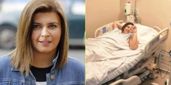 Scarleth Cárdenas recuperándose tras cirugía por tumor ovárico