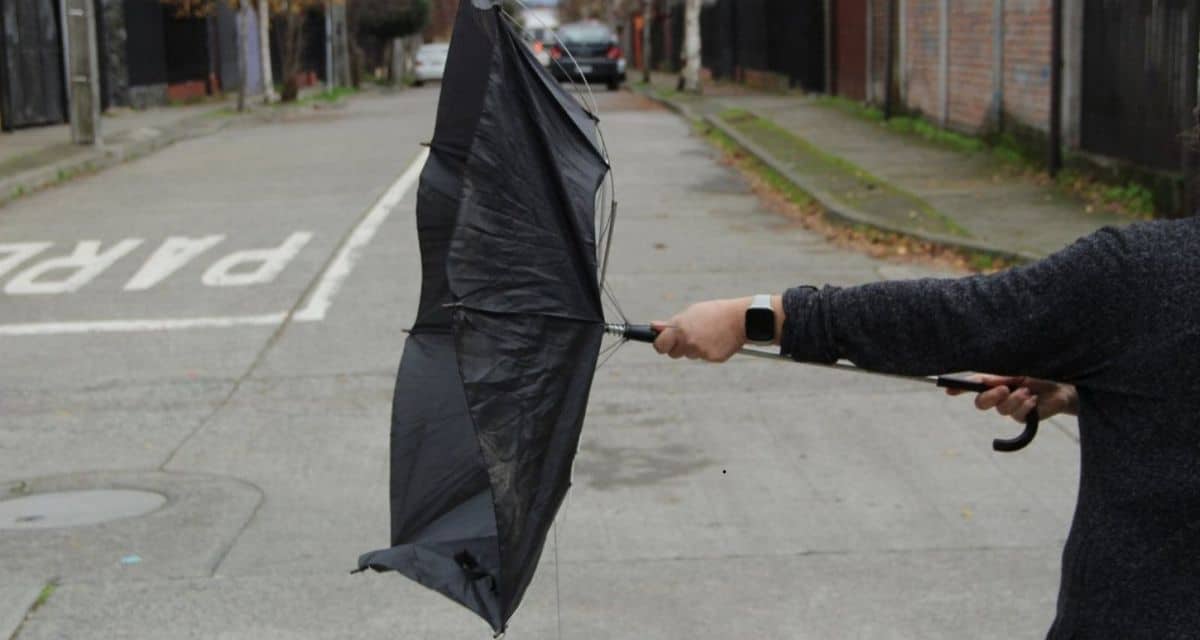 Fuertes vientos afectando regiones del centro sur de Chile