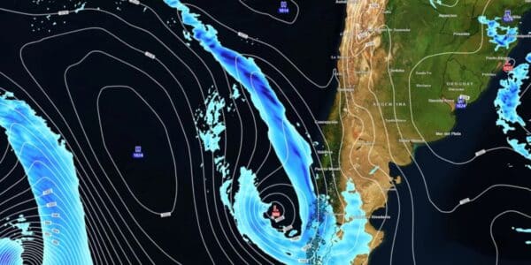 Ciclón extratropical avanzando hacia Chile con lluvias y nieve en varias regiones