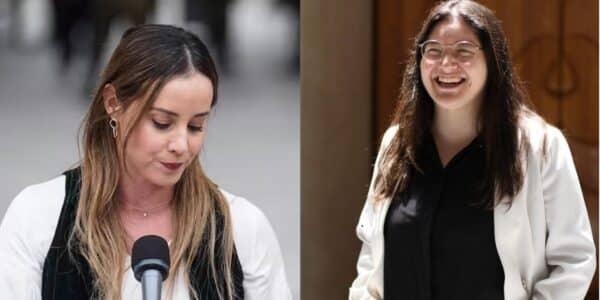 Valeria Cárcamo comentando el cambio de gabinete y la salida de Mara Sedini