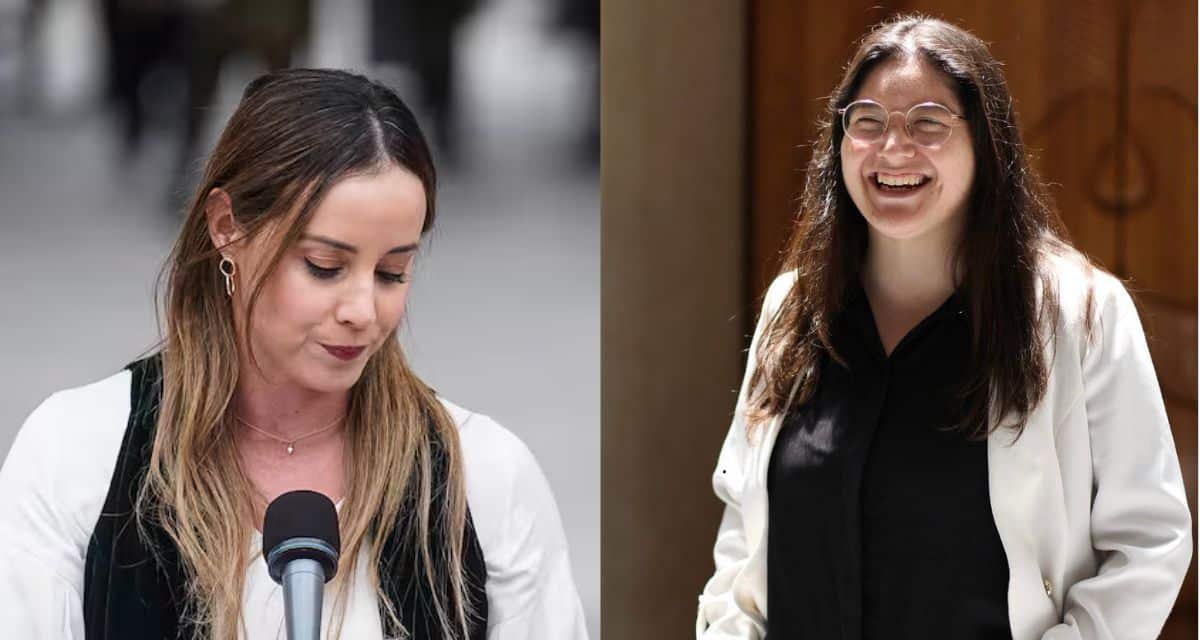 Valeria Cárcamo comentando el cambio de gabinete y la salida de Mara Sedini