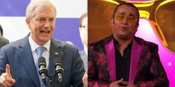 Yerko Puchento realizando rutina sobre Kast en El Club de la Comedia