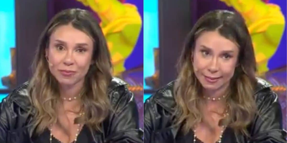 Cecilia Gutiérrez respondiendo a las polémicas acusaciones del padre de Francisco Kaminski en televisión.