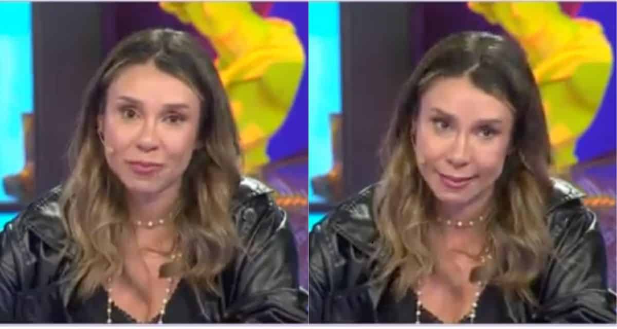 Cecilia Gutiérrez respondiendo a las polémicas acusaciones del padre de Francisco Kaminski en televisión.