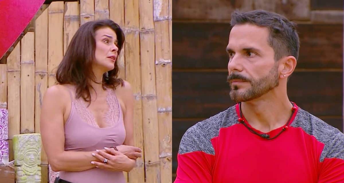Álvaro Ballero en tenso cruce con Tonka Tomicic durante competencia de Volverías con tu ex 2