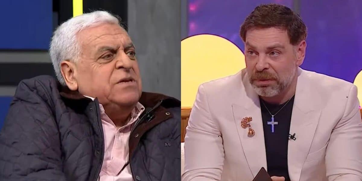 El periodista Antonio Neme durante una entrevista sobre su hijo José Antonio Neme