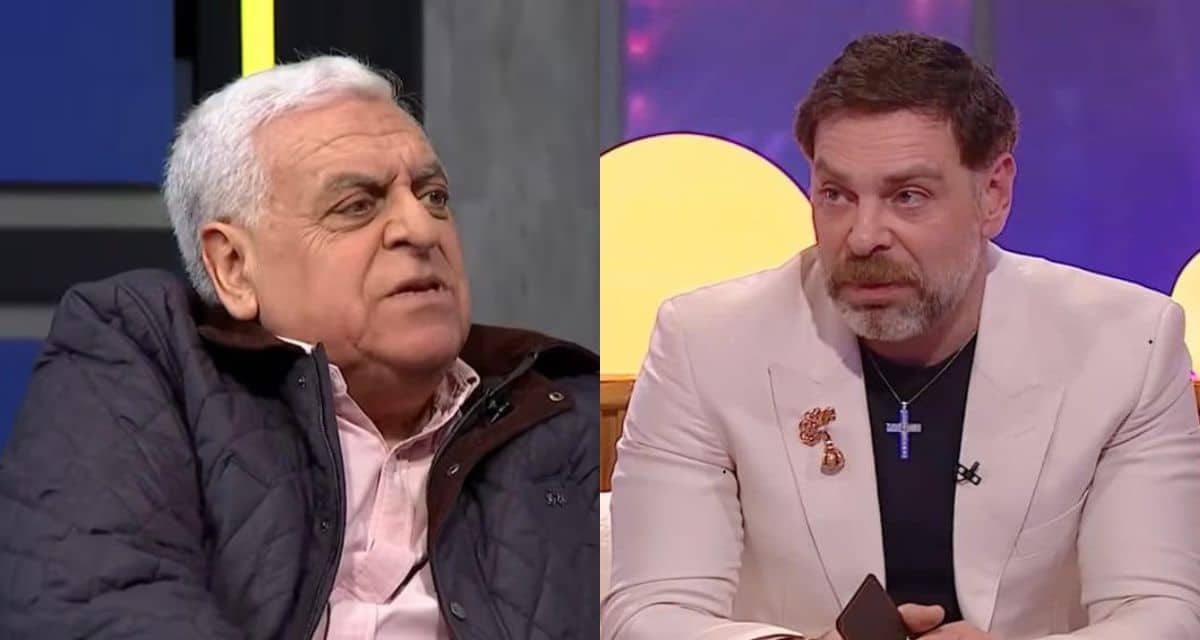 El periodista Antonio Neme durante una entrevista sobre su hijo José Antonio Neme