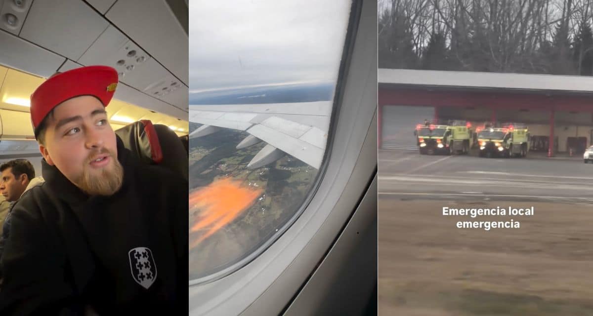 Pasajeros registran aterrizaje de emergencia en Puerto Montt de vuelo LATAM