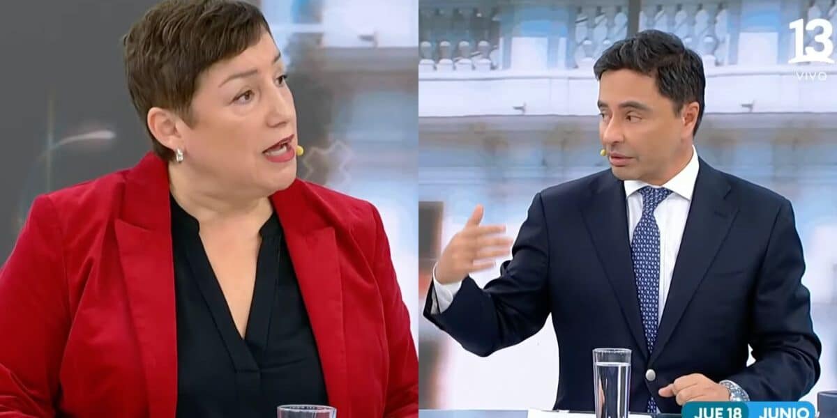 Beatriz Sánchez y Rodolfo Carter en tenso intercambio en Canal 13